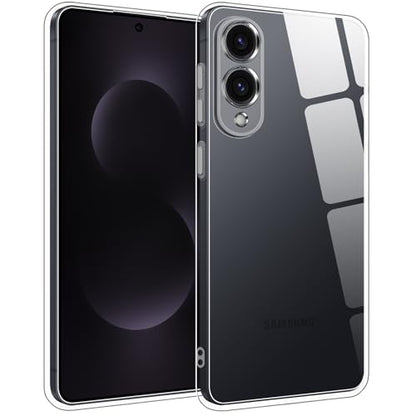 TENOC Phone Case for Samsung Galaxy S25 Edge, Clear Case Shockproof Protective Bumper Slim Cover - color: Clear, size: S25 Edge