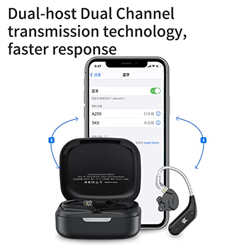 CCA KZ AZ09 IEM Bluetooth Adapter,Bluetooth 5.4 Ear-Hook Module - size: AZ09-B