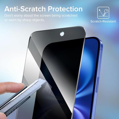 Privacy Case for iPhone 16 Plus,Magnetic iPhone 16 Plus Phone Case Clear with Privacy Screen Protector & Camera Protector [Compatible with MagSafe] Shockproof Slim Cover for iPhone 16Plus 5G - size: iPhone 16 Plus