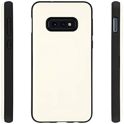 GOOSPERY Magnetic Door Bumper Compatible with Galaxy S10e, Card Holder Wallet Case Easy Magnet Auto Closing Protective Dual Layer Sturdy Phone Back Cover - White - color: White, size: Galaxy S10E