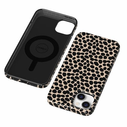Casely iPhone 14 Plus Case | Lost in Spots | Cheetah Print | Compatible with MagSafe | Classic Ultra Slim Design - color: Lost in Spots | Cheetah Print