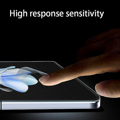 [3 Sets 12PCS Matte Screen Protector for Z Flip 5,Soft TPU Film Ultra-Thin Anti-Glare Screen Protectors for Samsung Galaxy Z Flip 5 2023 - size: for Z Flip 5