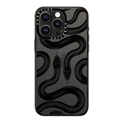 CASETiFY for iPhone 15 Pro Max Case - Compact | Lightweight | 4ft. 2x Military Grade Drop Protection | Black Kingsnake | Black - color: Black Kingsnake, size: Iphone 15 Pro Max (6.7")
