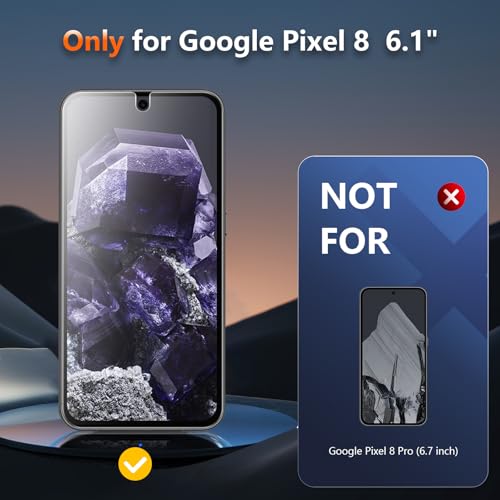 28 ° Matte Privacy TPU Screen Protector for Google Pixel 8 - size: Pixel 8
