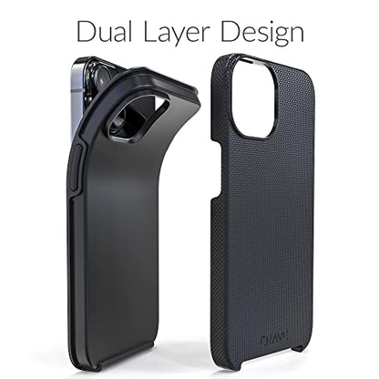 Crave Dual Guard for iPhone 14, Shockproof Protection Dual Layer Case for Apple iPhone 14 (6.1") - Black - color: Black