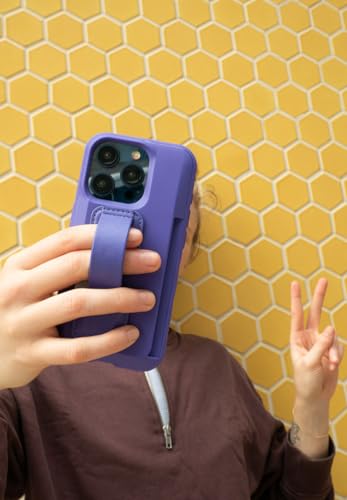 Smartish Phone Grip Loop with Kickstand, Prop Tart, Adhesive Strap, Purple - color: You're Just Jelly