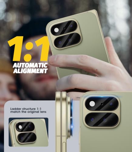 Orzero (3 Pack Camera Lens Protector Compatible for Google Pixel 11 Pro Fold, Protector de Cámera Tempered Glass 9H Precise Camera Cutouts Anti-Scratch Does Not Affect Night Shots and Flash - size: Google Pixel 11 Pro Fold