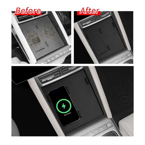 Wireless Charging Pad Accessories Non-Slip Pad Car Phone Charger Mat Protective Mat ﻿Compatible with BYD Yuan UP