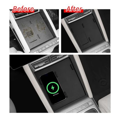 Wireless Charging Pad Accessories Non-Slip Pad Car Phone Charger Mat Protective Mat ﻿Compatible with BYD Yuan UP