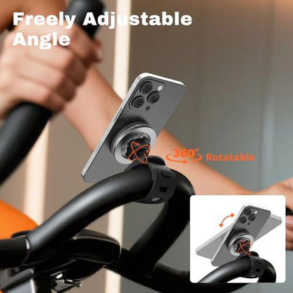 A2C Phone Holder for Peloton Bike, Stroller Phone Holder with Strong Magnet