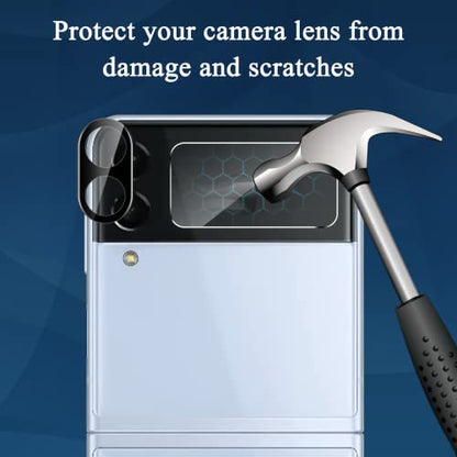 [2 Sets 6 Pack] for Samsung Galaxy Z Flip 4 Screen Protector - size: Z Flip 4