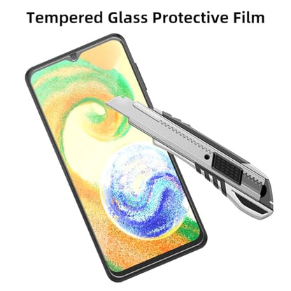 4 Pack Glass Screen Protector Compatible for Samsung Galaxy A04 / A04e / A04s [9H Hardness]-HD Screen Tempered Glass, SM-A045F Scratch Resistant,Easy Install [Case Friendly] - size: Galaxy A04 / A04e / A04s