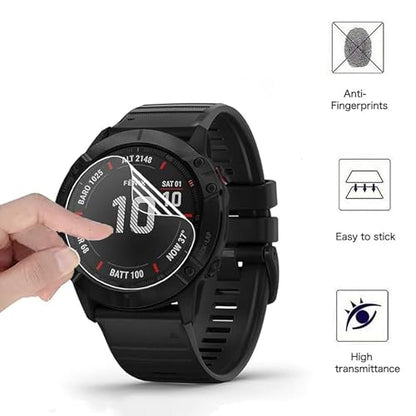 6 Pack Anti-Scratch Film for Garmin Forerunner 265 (46mm) Screen Protector