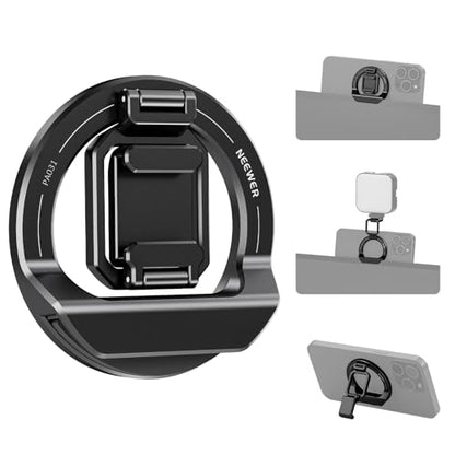 NEEWER Foldable Continuity Camera Mount with Cold Shoe for MagSafe iPhone 15 Pro Max 14 13 12 MacBook Air 13" M1, MacBook Air 2018-2020, MacBook Pro 13" M1/M2, MacBook Pro 13" 2017-2020, PA031 - style: PA031