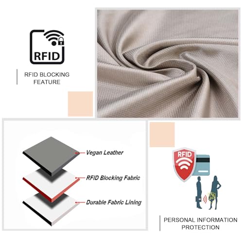 Wallet Case for iPhone 12 and iPhone 12 Pro,[RFID Blocking] 3 Card Holder Stand with Credit Card Slot PU Leather Magnetic Protective Flip Cover for iPhone 12/12 Pro(Grey) - color: Grey