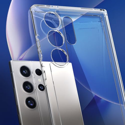Spigen for Galaxy S24 Ultra Case, Ultra Hybrid [No Magnet Ring] [Anti-Yellowing] - Crystal Clear - color: Crystal Clear, size: Galaxy S24 Ultra