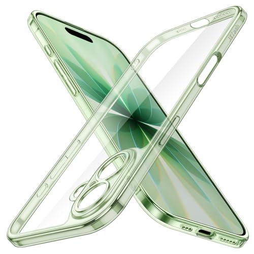 JETech Slim Case for iPhone 17, Sage | Camera Lens Protection, Ultra-Thin Lightweight Design, Clear Back, Minimalist Style - color: Sage, size: iPhone 17