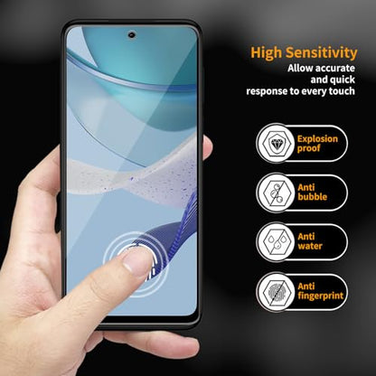 3 Pack for Motorola Moto G 5G (2023) Tempered Glass Screen Protector, Scratch-Proof, Bubble-Free,HD Transparent, 9H Hardness,Bubble Free,Case Friendly - size: Moto G 5G 2023 (3 Pack)