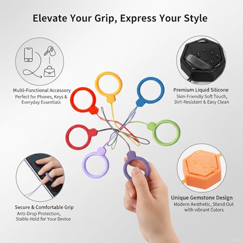 Finger Lanyard Silicone Phone Strap