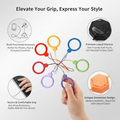 Finger Lanyard Silicone Phone Strap
