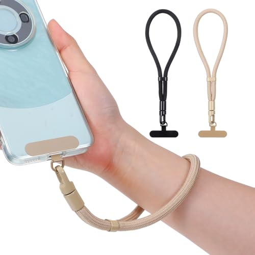 Phone Wrist Strap for Cellphone, 2PCS Adjustable Phone Lanyard Wristlet