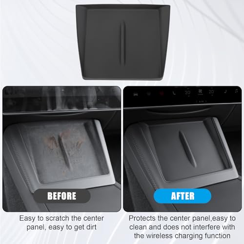 Silicone Mat for 2026 Tesla Model Y - color: Black (for 2024-2026 Model 3 &2025-2026 Model Y)