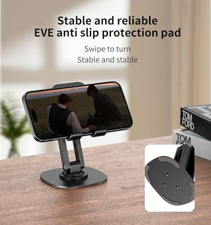 360° Rotating Cell Phone Stand for Desk (K69-Black) - size: K69-Black