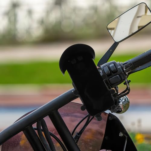 Healeved Bike Handlebar Phone Holder with Anti Theft Vibration Reduction