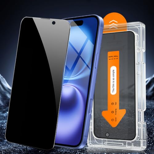 Screen Protector for iPhone 16/15 6.1 Inch, Privacy Screen Protector 9H