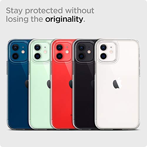Spigen for iPhone 12 Mini Case, Ultra Hybrid [No Magnet Ring][Anti-Yellowing] - Crystal Clear - color: Crystal Clear, size: iPhone 12 Mini