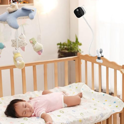 Baby Crib Mobile Arm, Flexible Changing Table Clamp, 68cm Gooseneck Mobile Crib Holder Hanging Crib Attachment, Multifunctional Monitor Mount, Universal Cam Mounting Bracket, Mobile Phone Holder