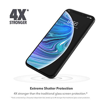 ZAGG Glass Elite Screen Protector - Made for Apple iPhone 11 Pro Max and Xs Max- Case Friendly Screen - InvisibleShield - Impact & Scratch Protection (200103914) - size: iPhone 11 Pro Max, style: Glass Elite