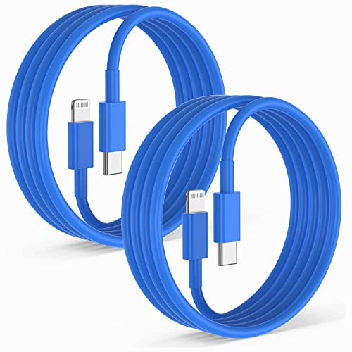 2Pack for iPhone14/13/12 Fast Charger Cable Blue 6ft[Apple MFi Certified] - color: Blue, size: 6 feet