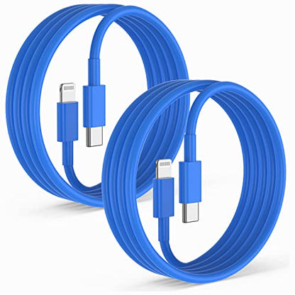 2Pack for iPhone14/13/12 Fast Charger Cable Blue 6ft[Apple MFi Certified] - color: Blue, size: 6 feet