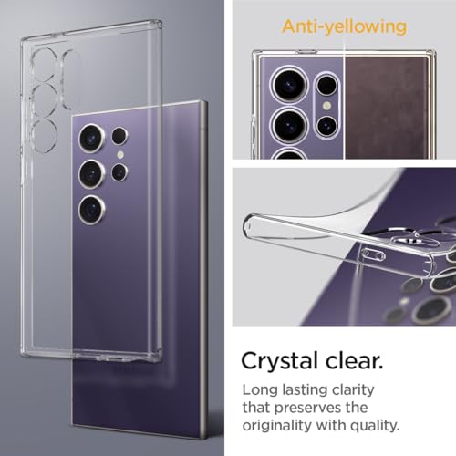 Spigen Liquid Crystal Designed for Galaxy S24 Ultra Case (2024) [Military-Grade Protection] - Crystal Clear - color: Crystal Clear, size: 6.8in (Galaxy S24 Ultra)