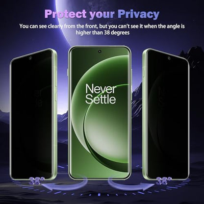 For One Plus 15R 5G Privacy Screen Protector (2 Pack) - size: One Plus 15R 5G 2P