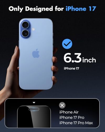 UNBREAKcable for iPhone 17 Privacy Screen Protector, QuickSet Box - size: iPhone 17