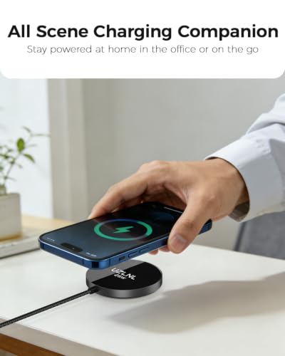 25W Magnetic Wireless Charger, Fast Wireless Charging Pads with Kickstand,MagSafe Charger for iPhone 18/17/16/15/14/13/12 Series & AirPods 5/4/3/2/Pro, Samsung S26 S25 Series, Pixel 10 - size: 1 Pack