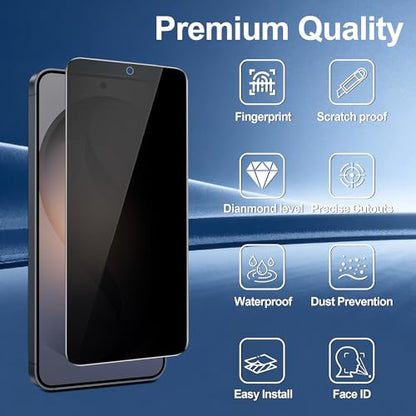 3 Pack Privacy Screen Protector for Samsung Galaxy s26 - color: Black Samsung Galaxy S26