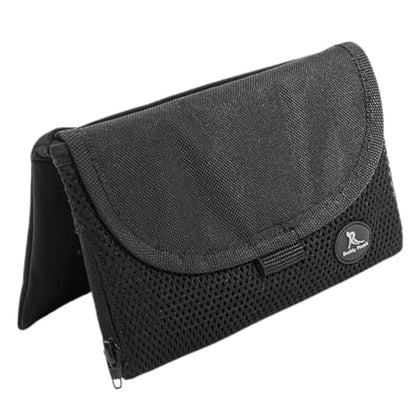 Running Buddy Magnetic Pouch Beltless Running Bag No Bounce - color: Black, size: XXL (7 in x 4 in)
