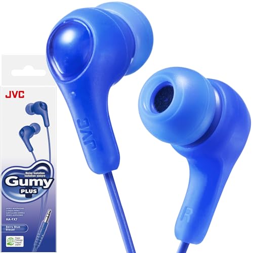 JVC Gumy HAFX7AN in Ear Earbud Headphones, Blue - color: Blue, size: No Mic