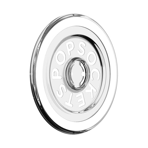 PopSockets Magnetic Base for PopTops- Clear - color: Clear, style: MagSafe