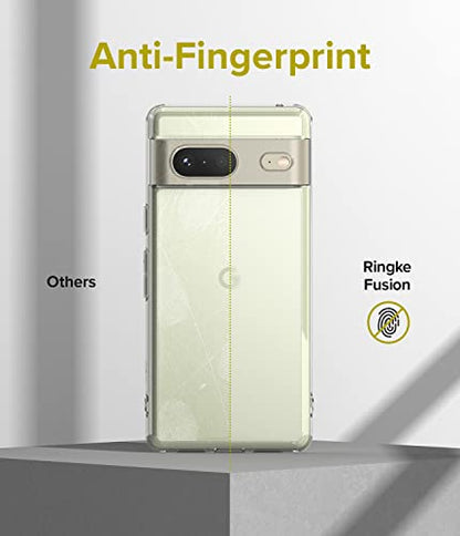 Ringke for Google Pixel 7 Case [Fusion Matte Clear] | Oil & Dirt Resistant, Anti-Fingerprint Technology Prevents Oily Smudges, Frosted Coating Feels Velvety Soft - size: Pixel 7