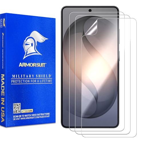 ArmorSuit 3 Pack for Samsung Galaxy S26 Ultra (6.9-Inch) Screen Protector Case Friendly, Fingerprint Unlock Compatible, MilitaryShield HD Clear Film - Made in USA - size: S26 Ultra