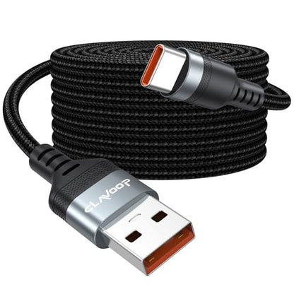 12FT USB C Cable Extra Long, 18W Charging USB A to USB-C Charge Cord 12Foot - size: 12 Feet