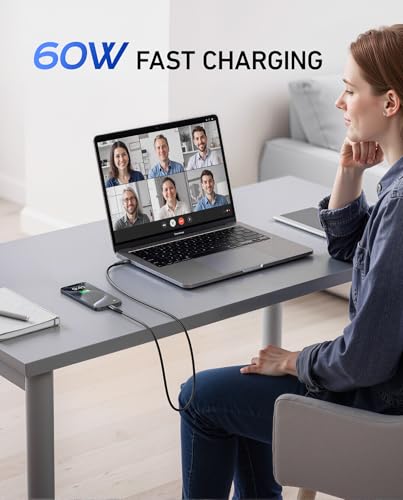 USB C to C Cable 60W [2Pack 3FT], USBC to USBC Fast Charging Cable for - color: Black, size: 3FT, style: USB C to USB C