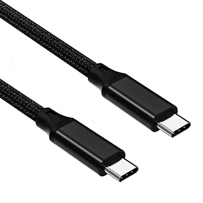 Elfesoul USB C to USB C Cable, 3.2 USB-C Cable 16.5ft, 100W, 4K UHD, 20Gbps - size: 16.5ft