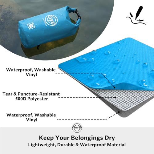 5/10/25/30/40L Waterproof Dry Bag, Medium Lightweight Roll Top Dry Bag Backpack w/Waterproof Phone Case, Kayaking, Travel, Hiking, Fishing, Tubing, Camping, the Beach, Men/Women (Blue) - color: 5/10l Blue, size: 10L