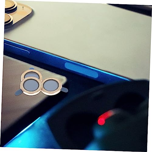3Pcs Phone Lens Covers for Camera Lens Films Scratch Protection High Class Stalinite Material Delicate Design Dust Prevention Photo