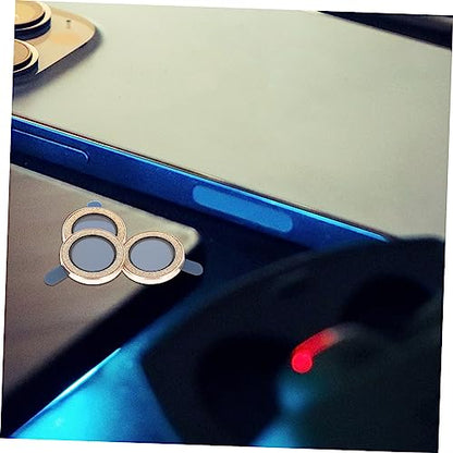 3Pcs Phone Lens Covers for Camera Lens Films Scratch Protection High Class Stalinite Material Delicate Design Dust Prevention Photo